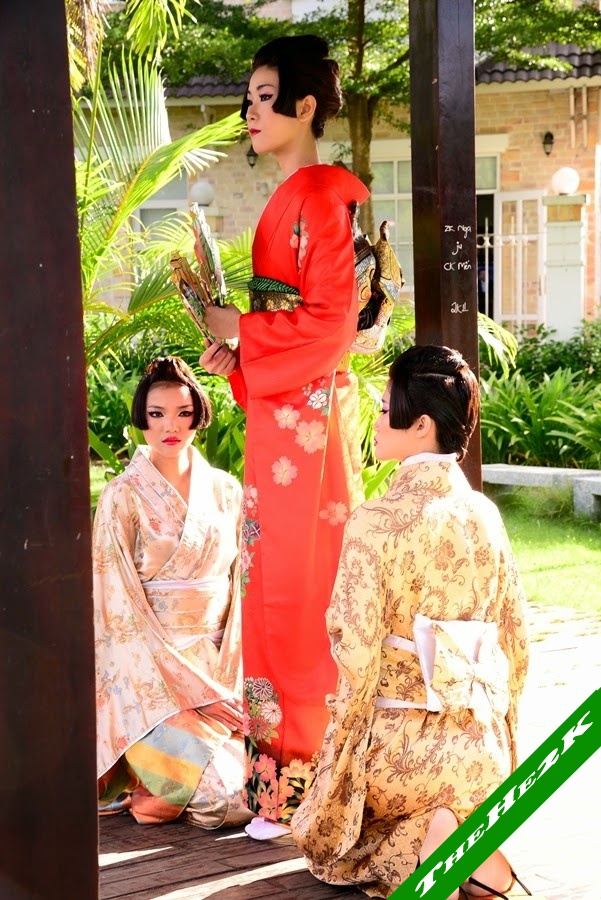 Ngắm người đẹp cùng với Kimono nhật bản